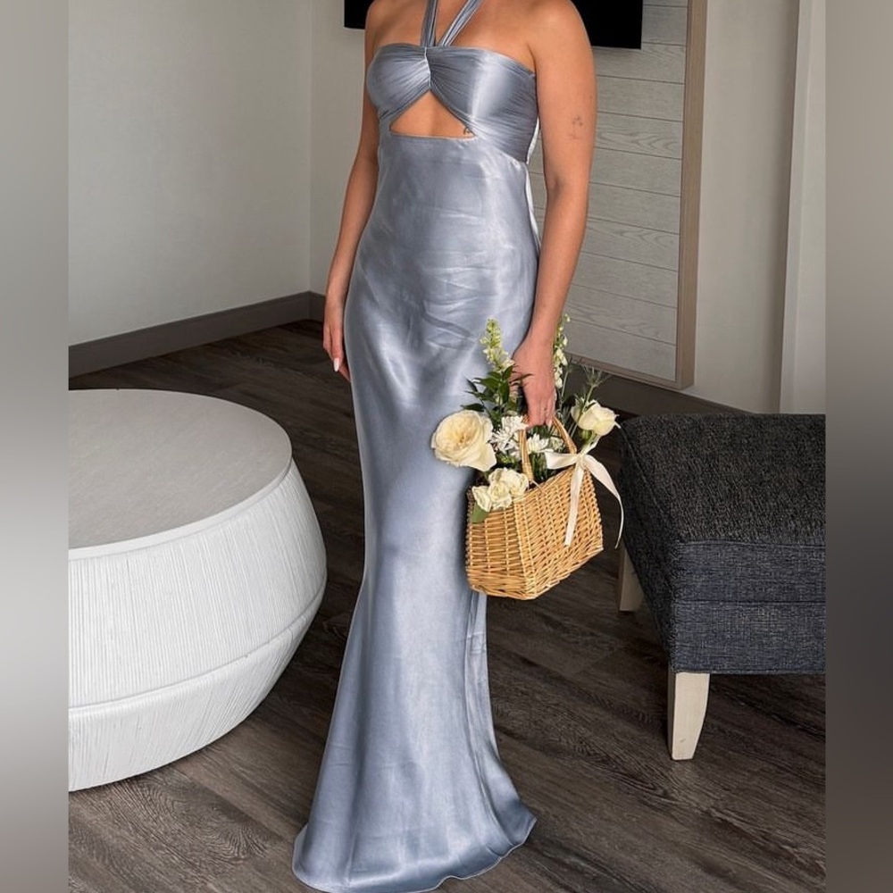 Shona Joy La Lune Halter Maxi Dress